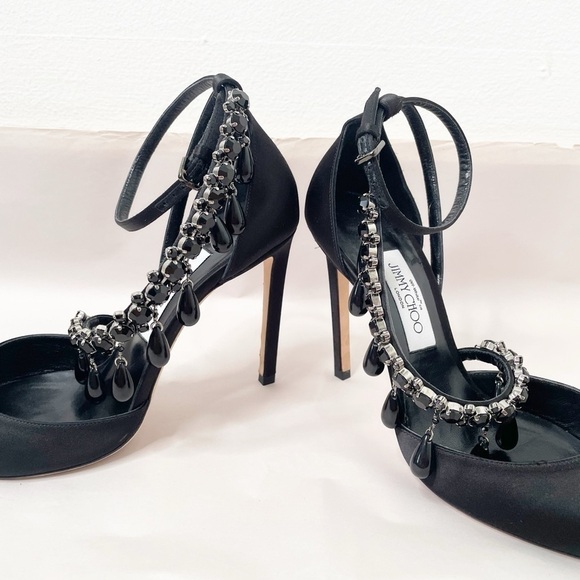 Jimmy Choo x Off-White Victoria Satin Heel - Picture 11 of 15